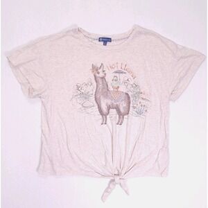 Democracy Top Hot Lama Womens L Pullover T-Shirt